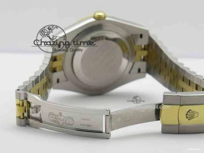 Dial Bracelet Maker II Jubilee SS 41mm Best Edition Diam YG A2813 Gray On BP DateJust 0224
